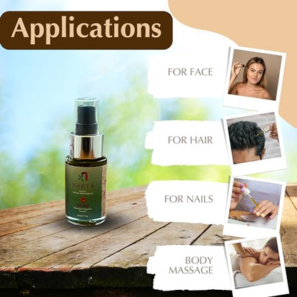Napta Moroccan Prickly Pear Seed Oil |Pure 100% Natural|  Anti-aging Moisturizer