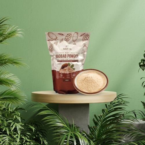 Napta Baobab Powder| Pure 100 % Natural Super fruit | Certified & Wild Harvested