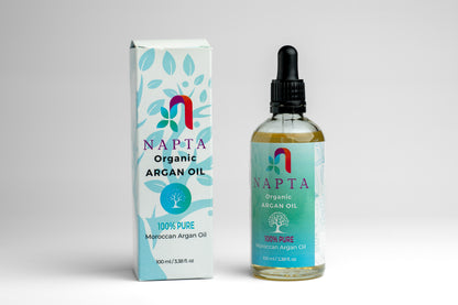 Napta Moroccan Argan Oil | Pure 100% Natural | Cold Pressed & Certified Organic - NAPTA