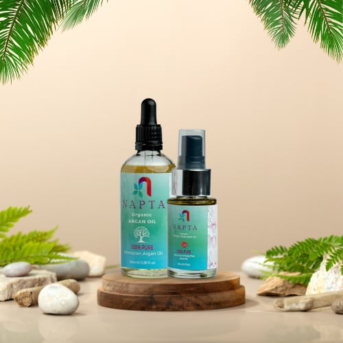 Napta Moroccan Argan Oil | Pure 100% Natural | Cold Pressed & Certified Organic - NAPTA